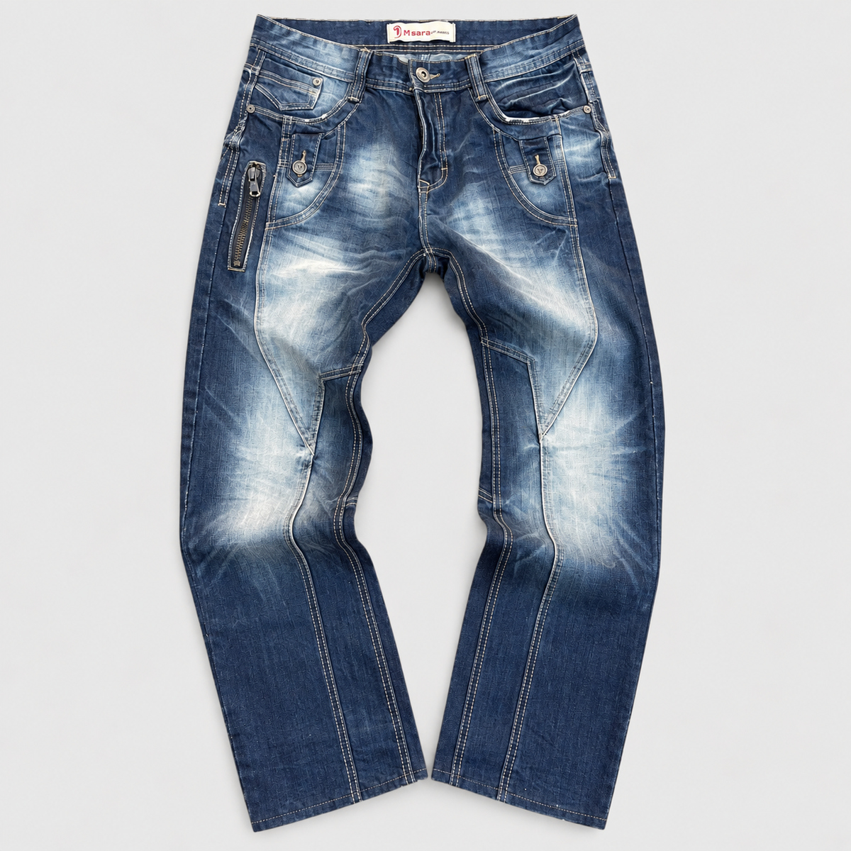 Spodnie Jeansy Washed