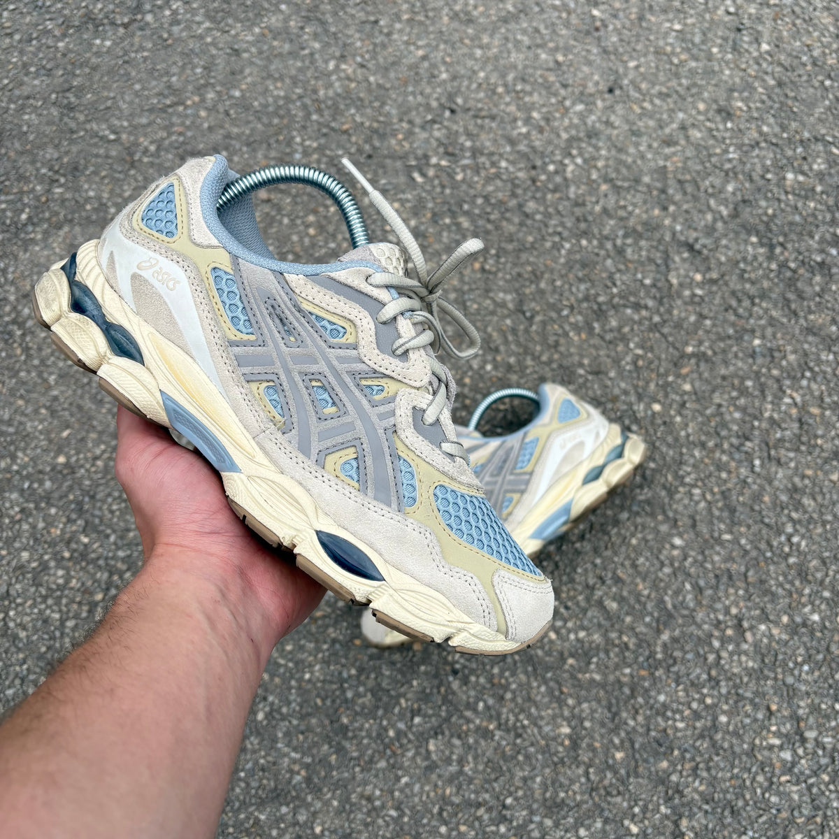 Asics Gel NYC Harbour Blue Wood Crepe