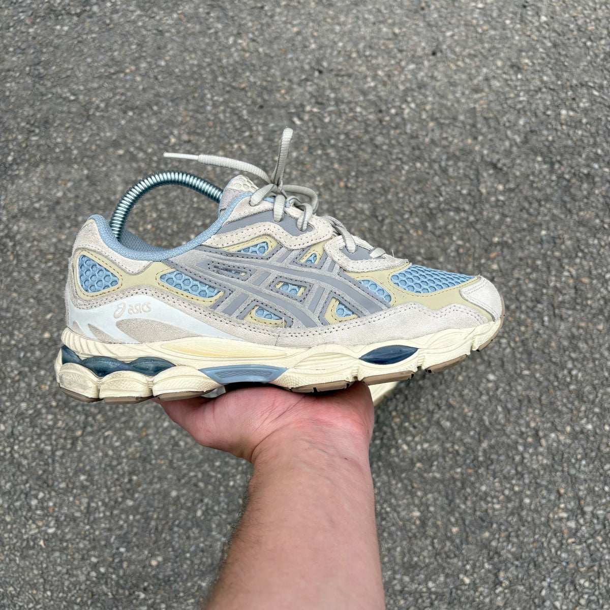 Asics Gel NYC Harbour Blue Wood Crepe