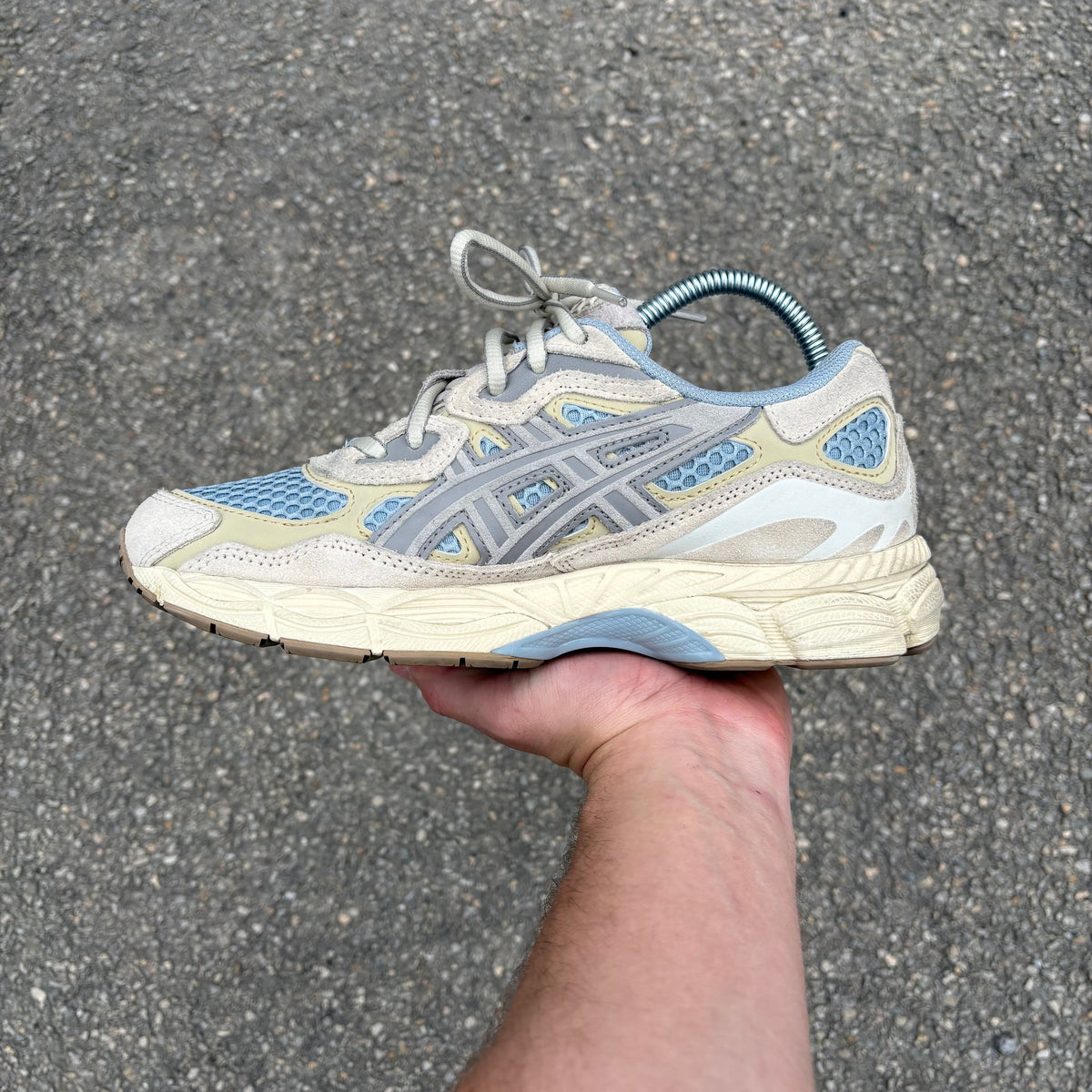 Asics Gel NYC Harbour Blue Wood Crepe