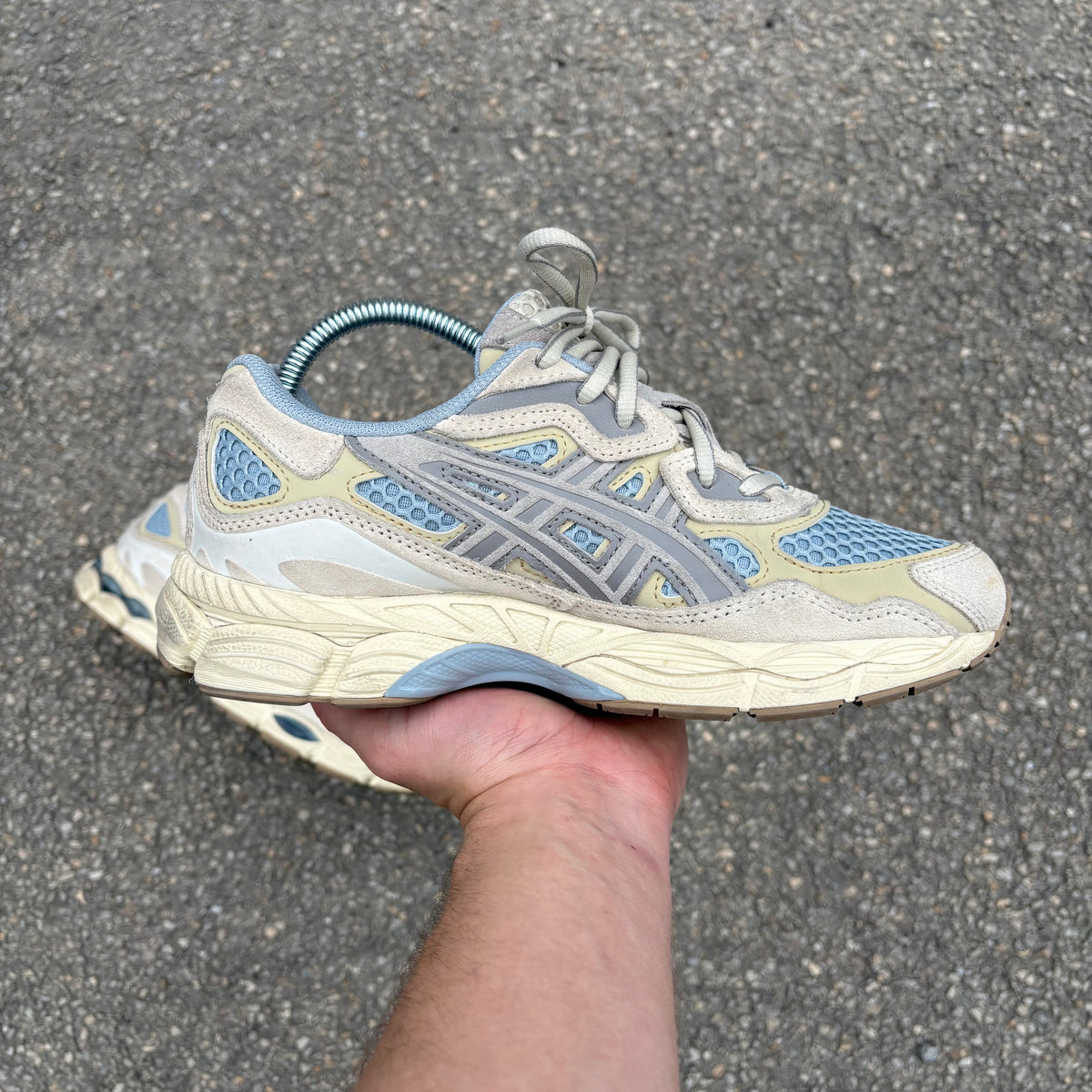 Asics Gel NYC Harbour Blue Wood Crepe