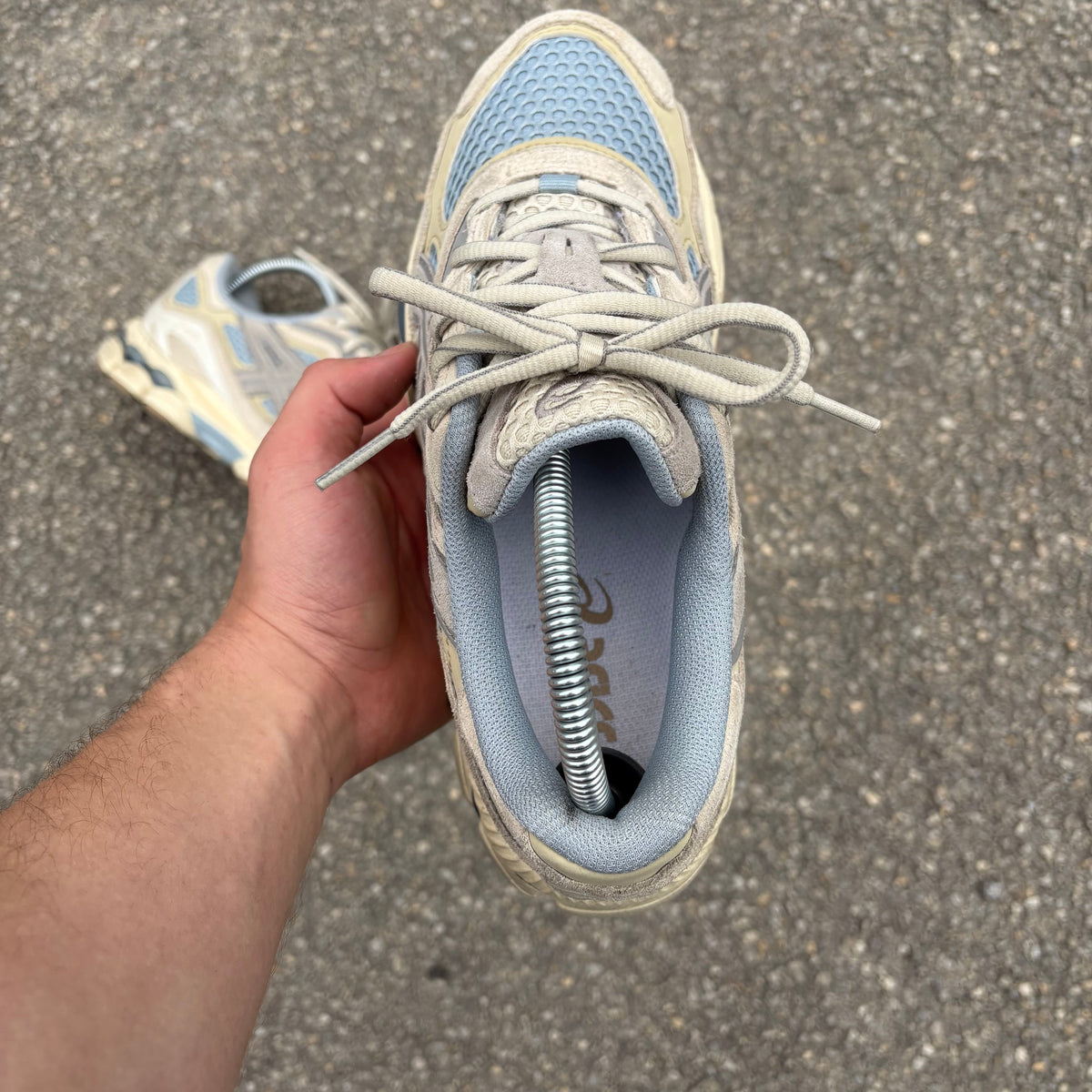 Asics Gel NYC Harbour Blue Wood Crepe