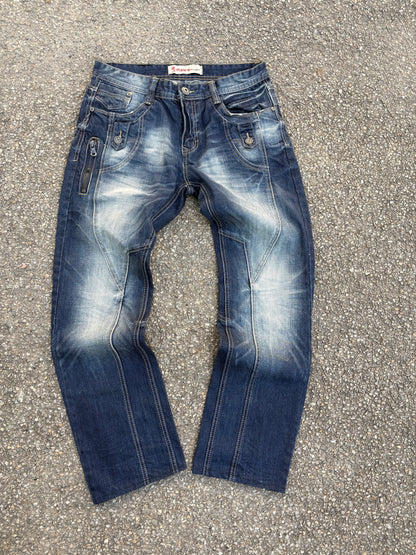 Spodnie Jeansy Washed