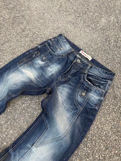 Spodnie Jeansy Washed