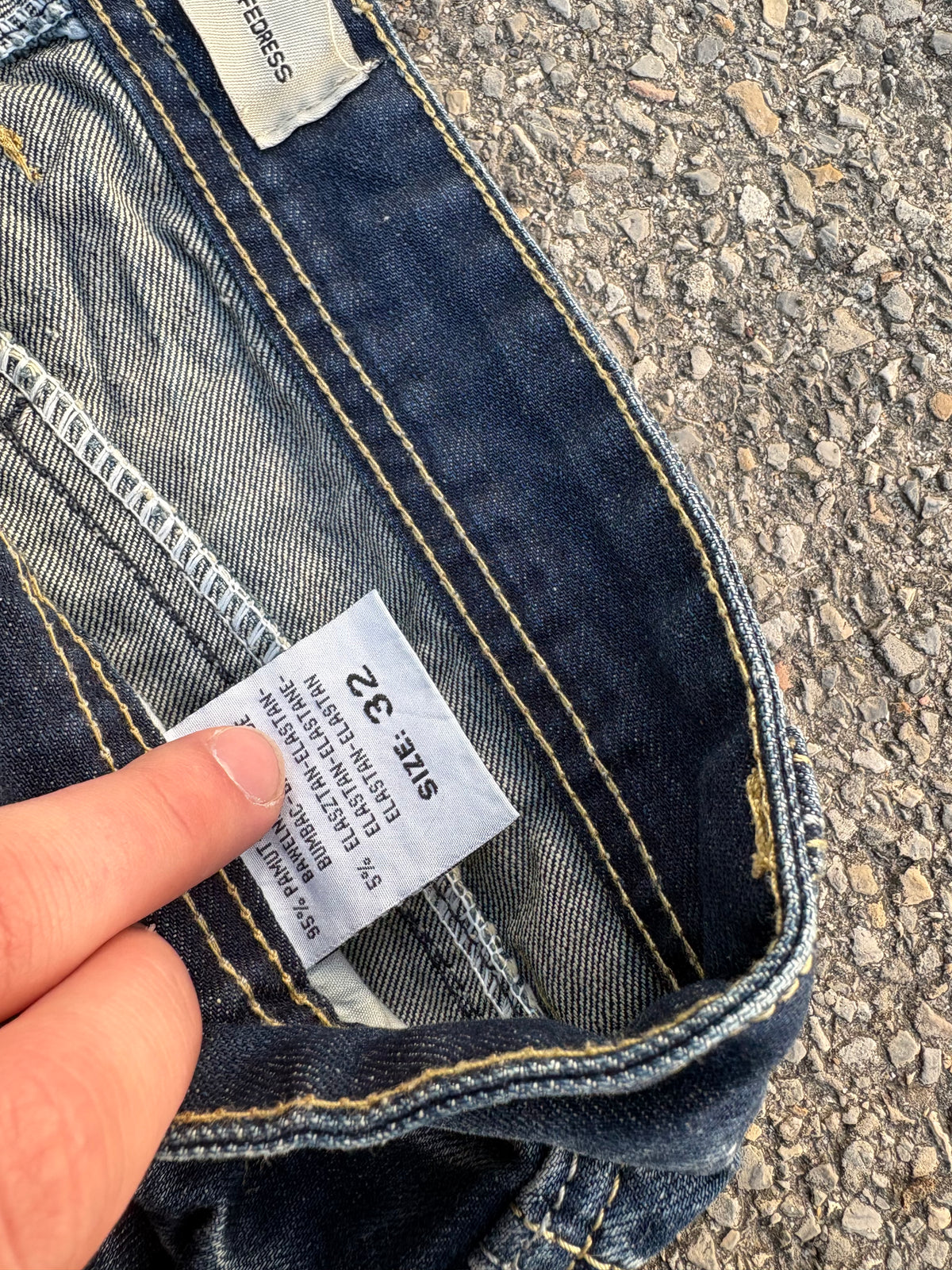 Spodnie Jeansy Washed