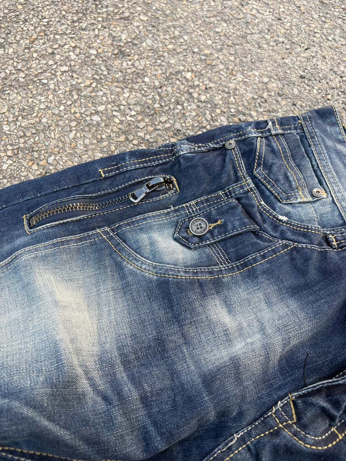 Spodnie Jeansy Washed