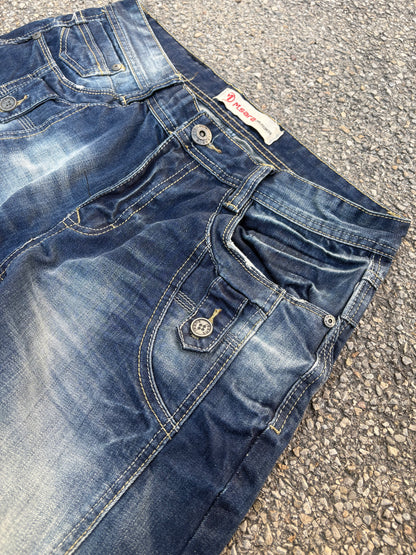 Spodnie Jeansy Washed