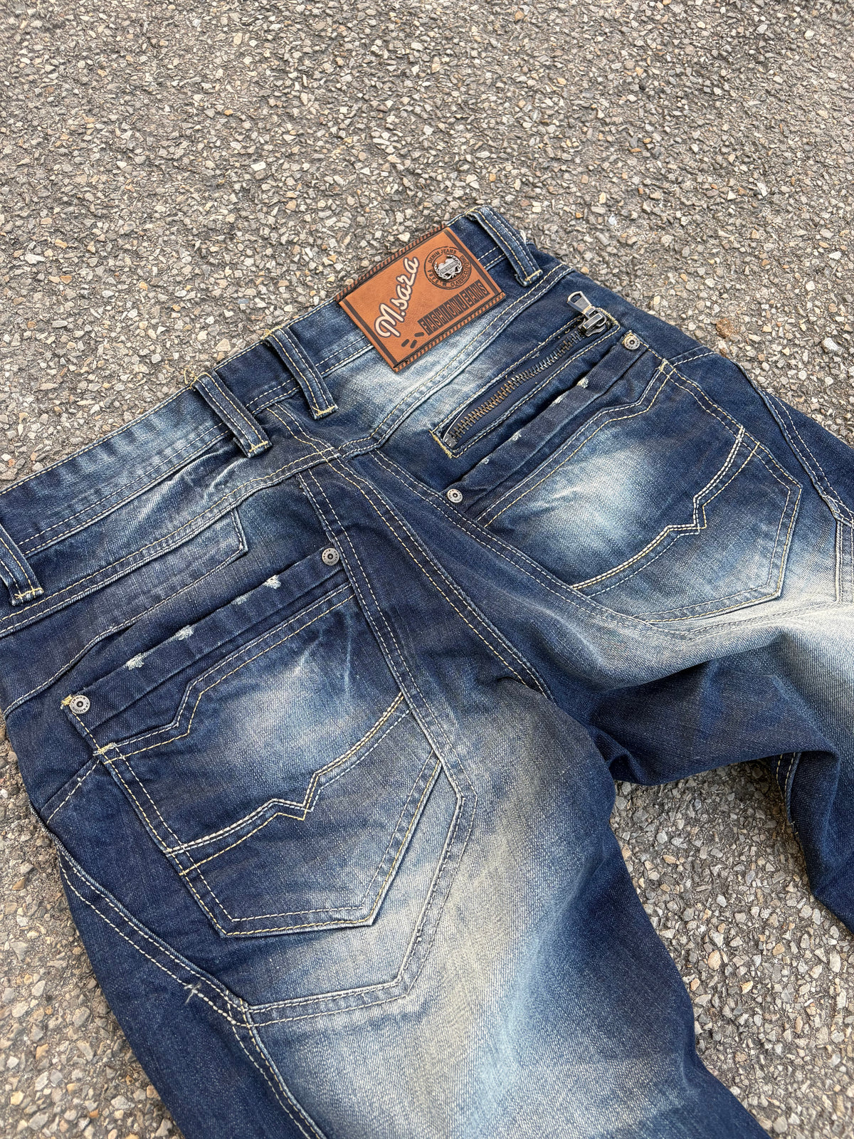 Spodnie Jeansy Washed