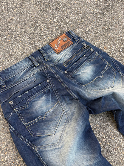 Spodnie Jeansy Washed