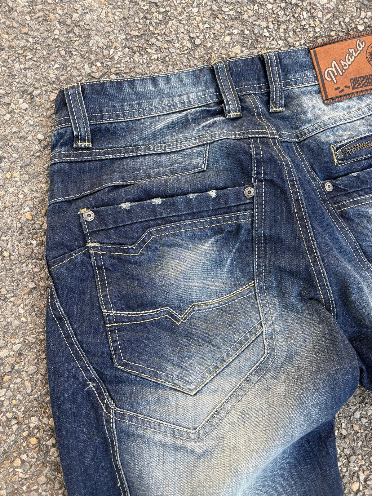 Spodnie Jeansy Washed