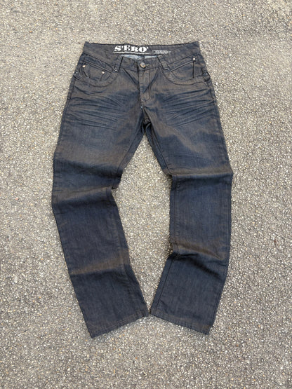 Spodnie Jeansy Wax Woskowane Straight Fit