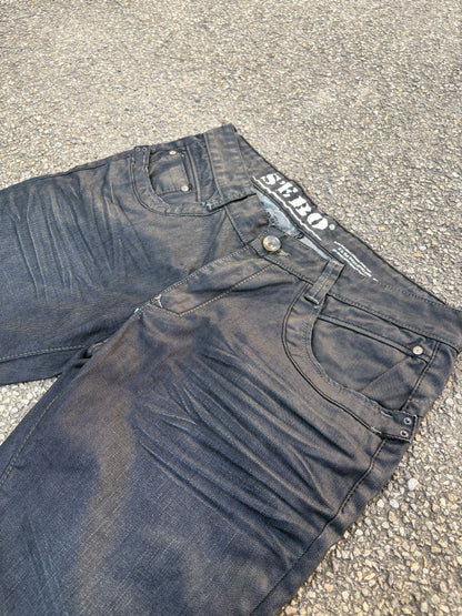 Spodnie Jeansy Wax Woskowane Straight Fit