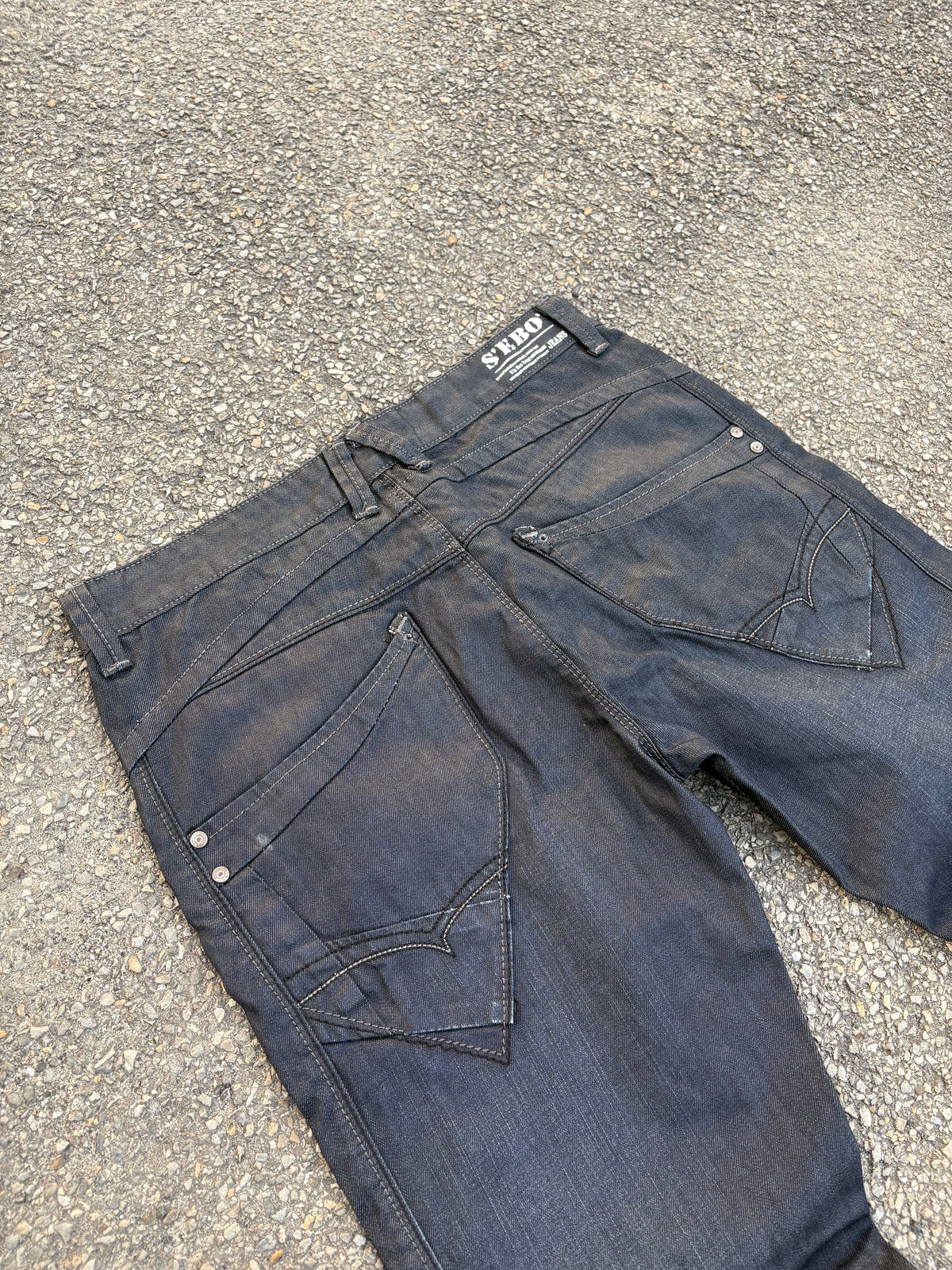 Spodnie Jeansy Wax Woskowane Straight Fit